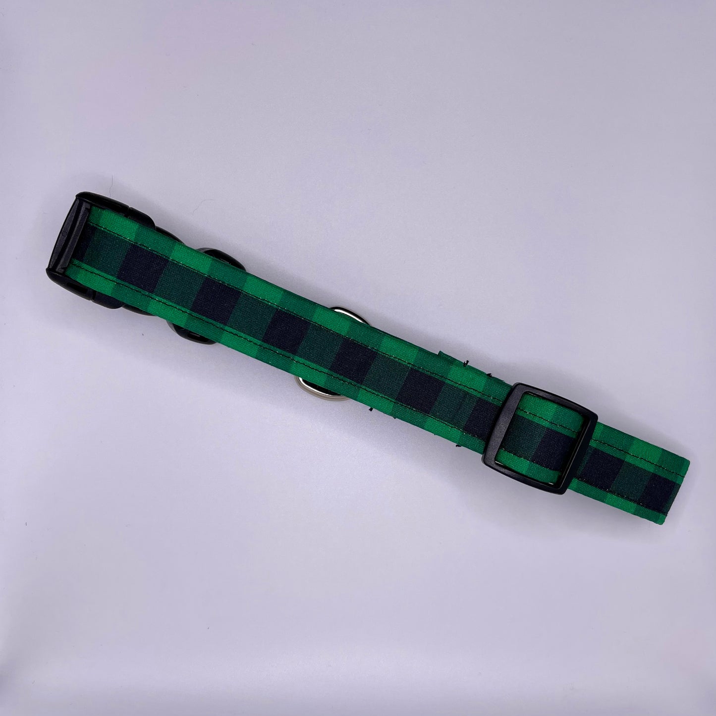 Green Plaid Collar