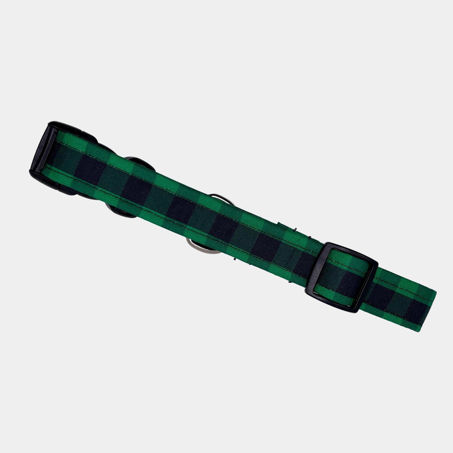 Green Plaid Collar